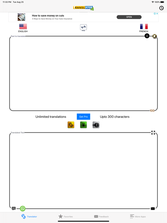 Screenshot #4 pour French Translator Lite