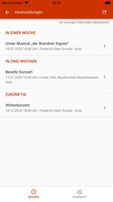 Musikschule Ostfildern Screenshot