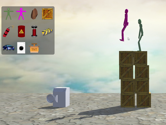 Block Ragdoll Playground 3D iPad screenshot