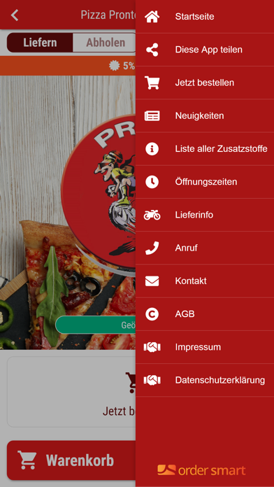 Pizza Pronto Düsseldorf Screenshot