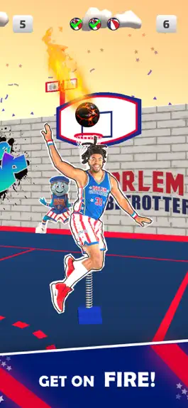 Game screenshot Harlem Globetrotter Basketball hack