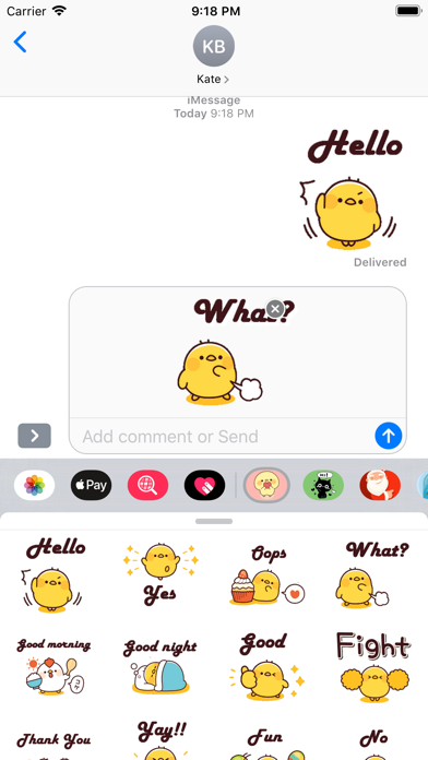 Happy Chicks Stickers Pack Screenshot