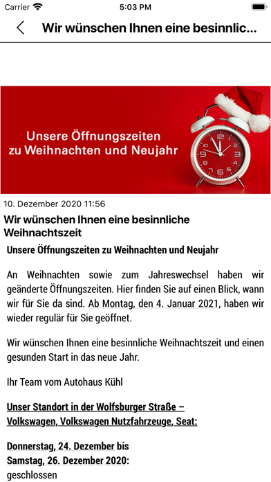Autohaus Kühl Gifhorn Screenshot