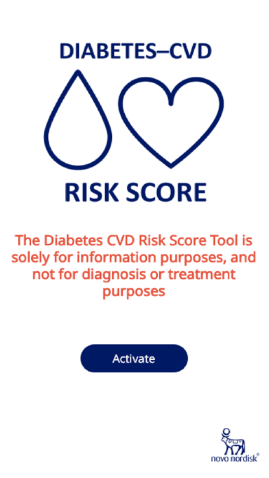 Diabetes CVD Risk Score Screenshot
