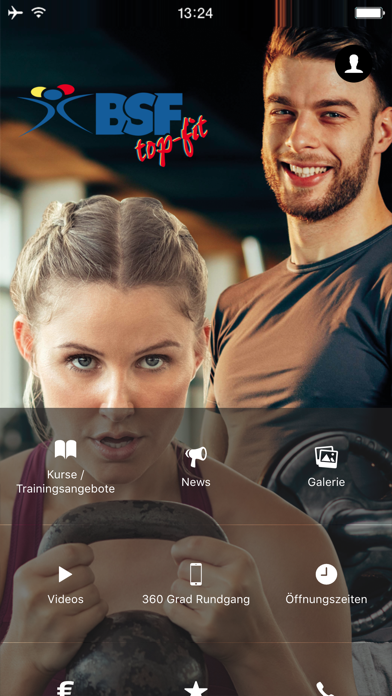 BSF topfit e. V. Screenshot