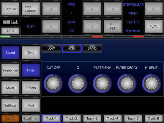 Screenshot #5 pour 6X806 Drum Machine Synth