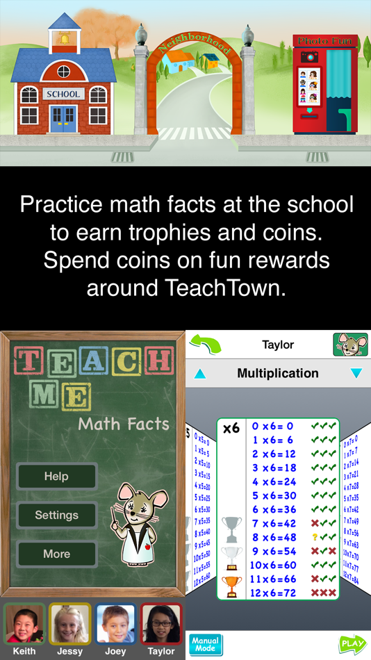 #1. TeachMe: Math Facts (iOS) Podle: 24x7digital LLC