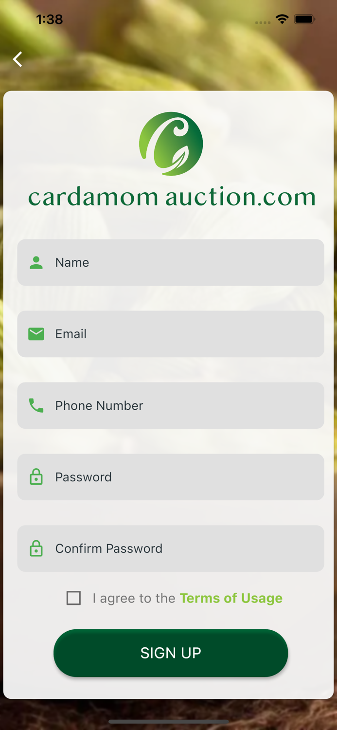 Cardamom Auction
