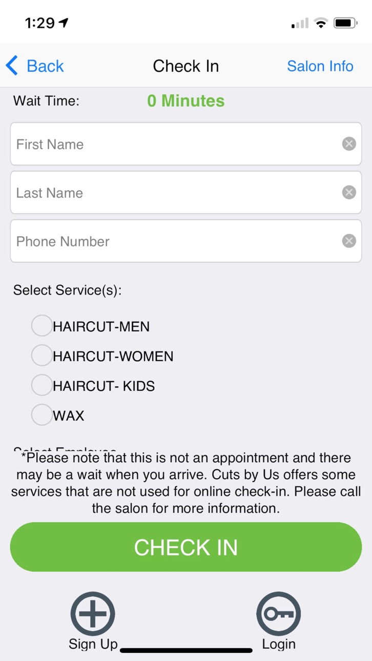iPhone screenshot