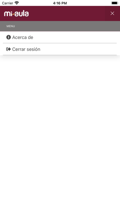 Mi Aula Docentes Screenshot