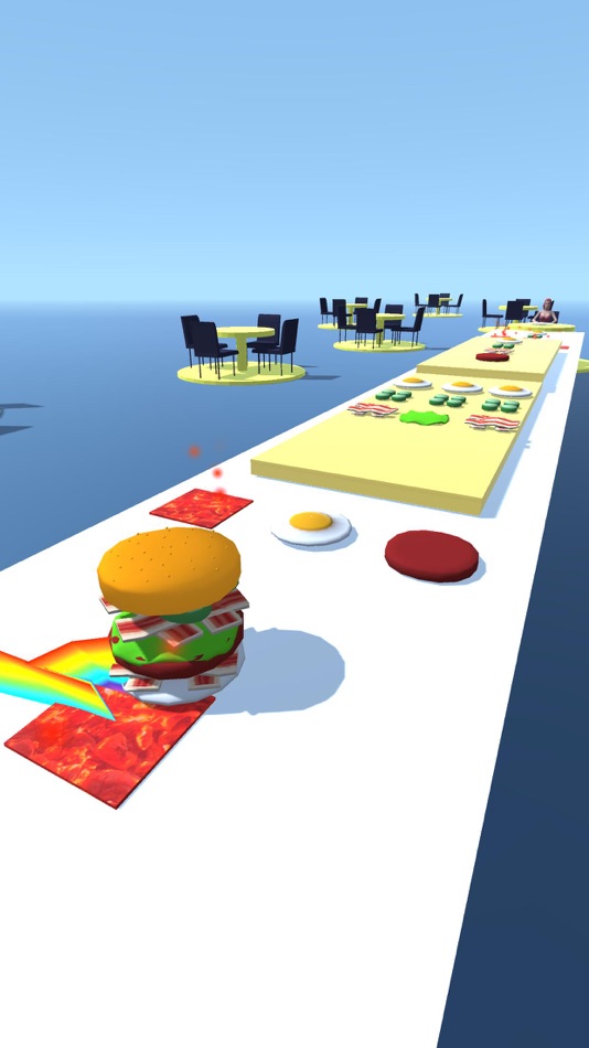 #1. Stack Burger 3D (iOS) 由: Ducky