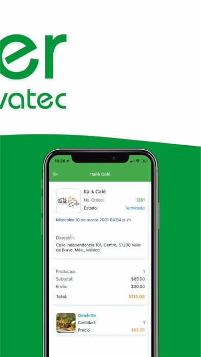 Screenshot #3 pour Vinder: Comida a domicilio