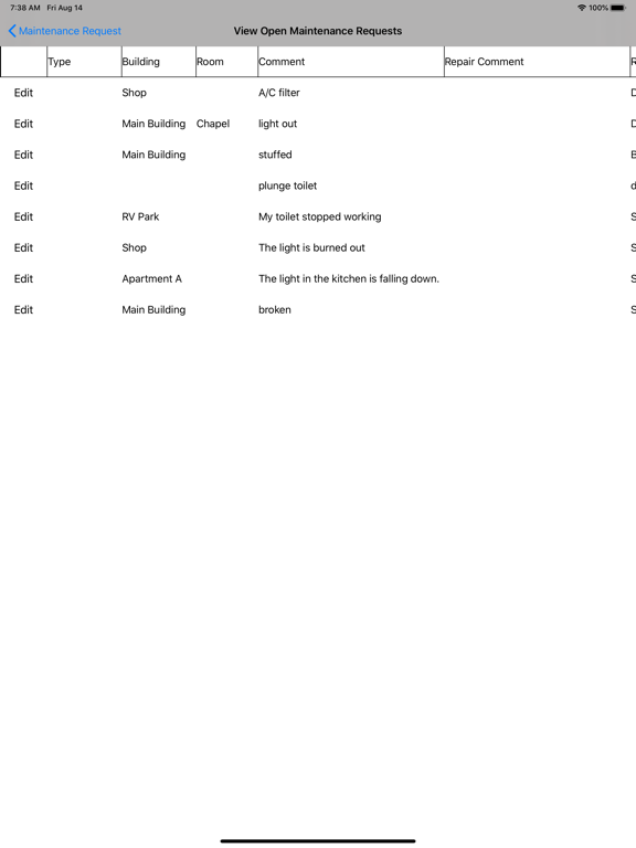 Screenshot #5 pour Maintenance Request MTT