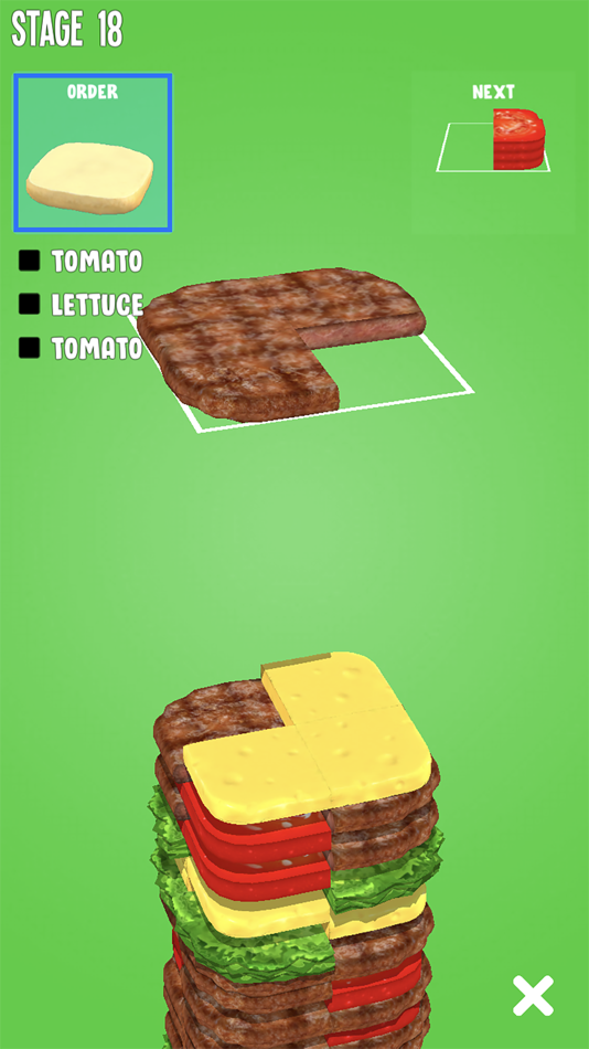 #3. Burger Stack! (iOS) By: T Accelerator Inc.