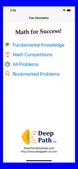Game screenshot Geometry for Math Competition mod apk