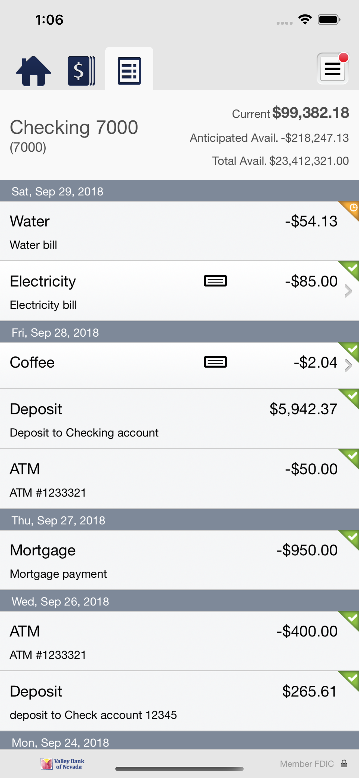 Valley Bank NV Business Mobile