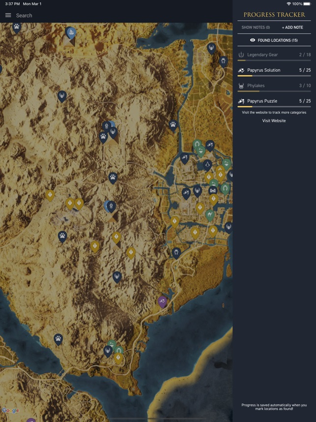 Unofficial Map: AC Origins on the App Store