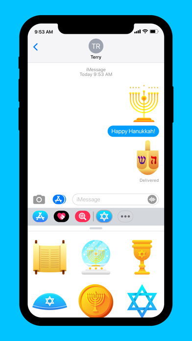 Screenshot #1 pour Classic Hanukkah Stickers