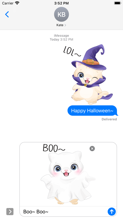 Watercolor Halloween Stickers- Screenshot