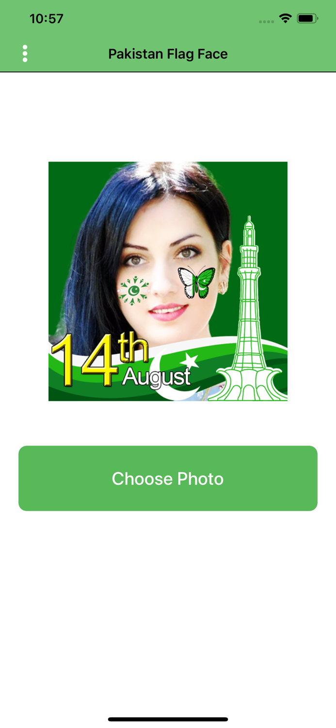14 August Pak Flag Face Maker