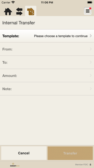 Summit Bank (OR) Business Screenshot
