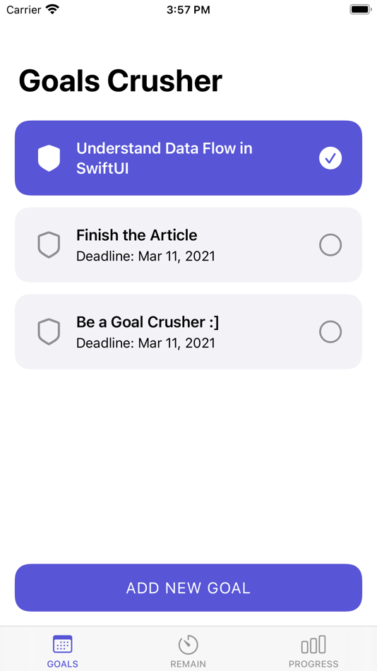 Goals Crusher - 1.0 - (iOS)
