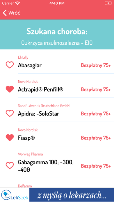 Lek Seniora Screenshot