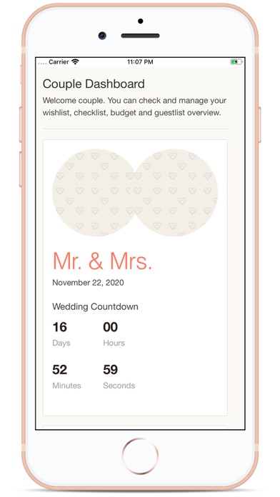 CCB Wedding Planning Tools Screenshot