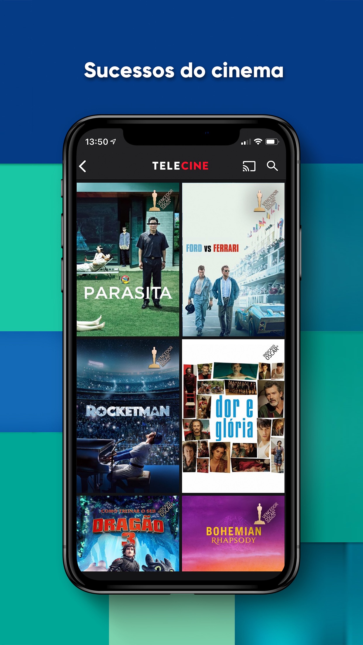 Screenshot do app Telecine – Filmes Online