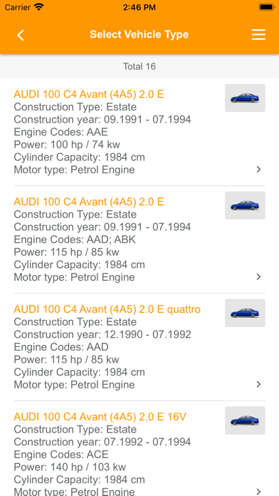 ROC Catalogue Screenshot