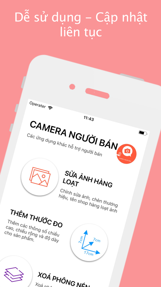 Camera người bán - 1.6.0 - (iOS)