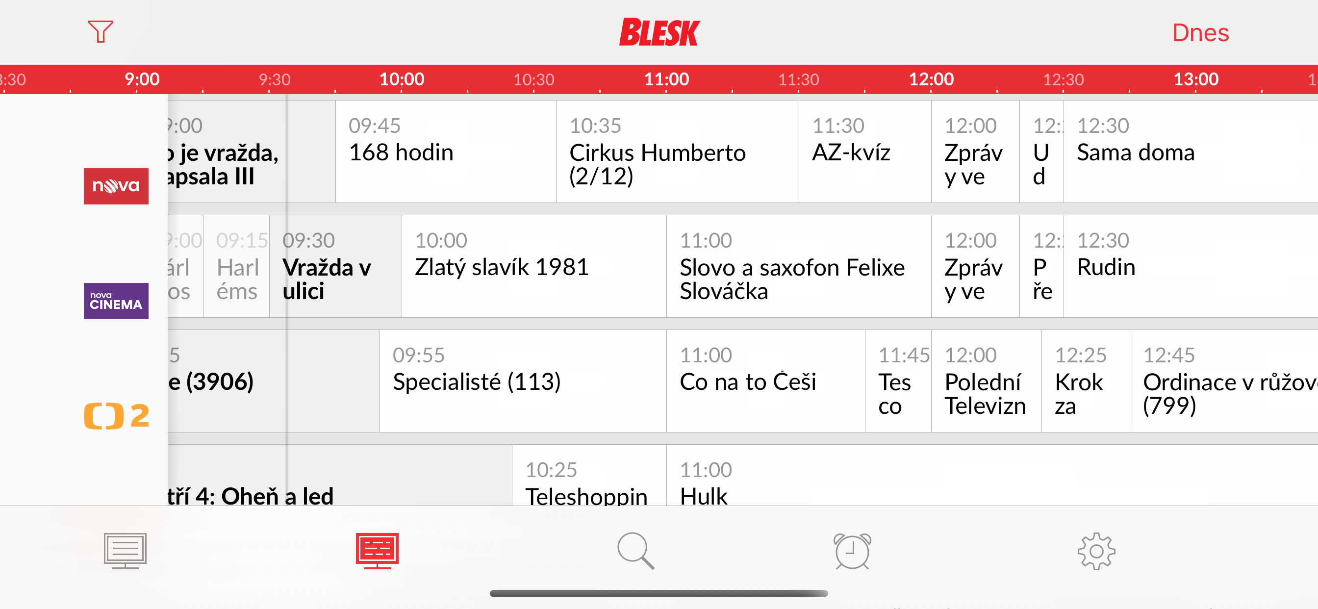 TV program Blesk.cz