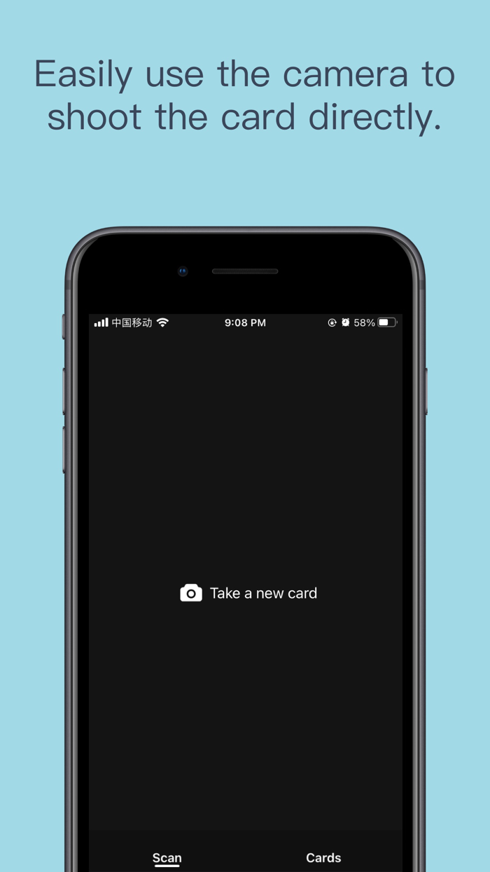 Cardpack - secure scanning app