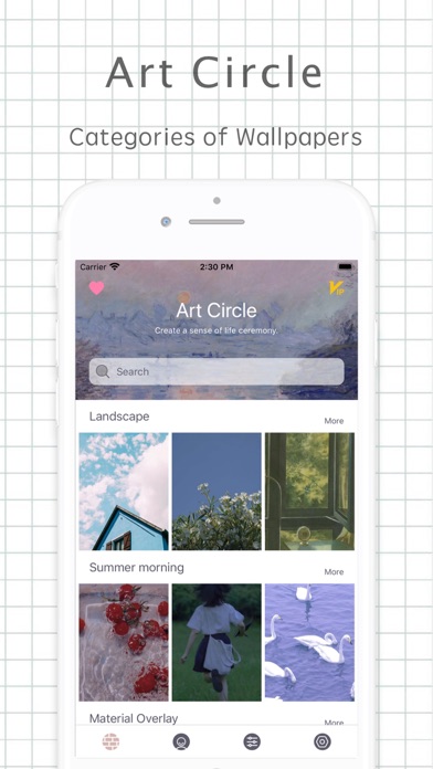 Screenshot #1 pour Art Circle - dope Wallpapers