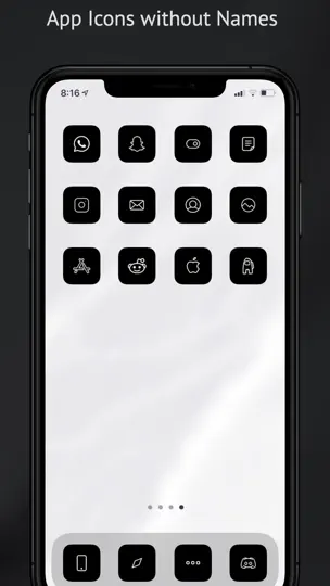 Captura de pantalla de Icono De Aplicación Estética en iPhone 2