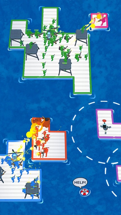 War of Rafts: Sea Battle Game Screenshot
