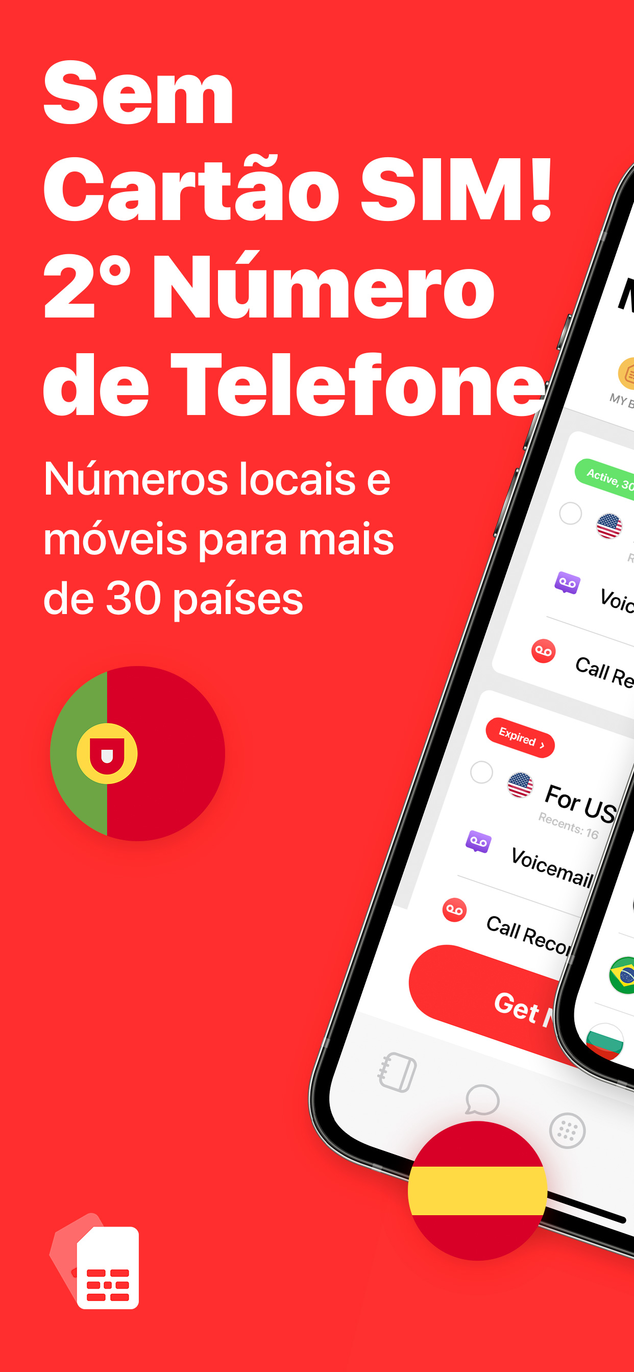 2º número de telefone: TapCall