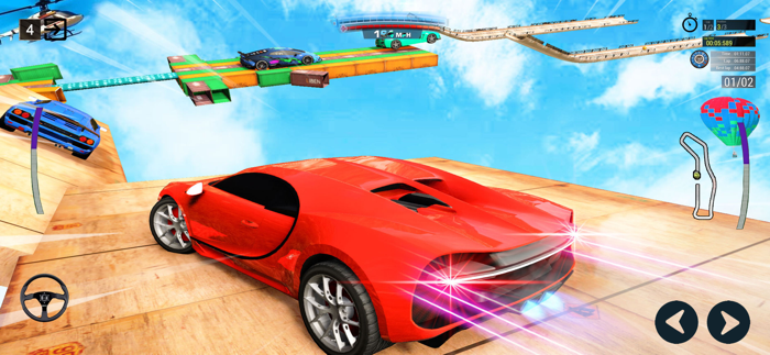 Mega Ramp Car Racing Stunts