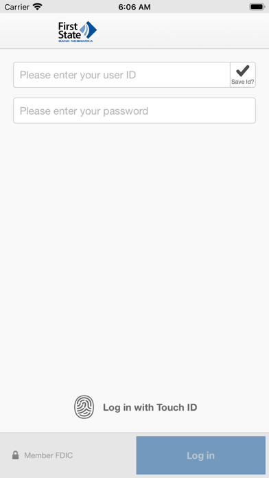 First State Bank Nebraska Biz Screenshot