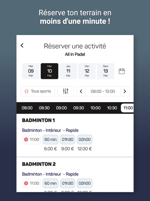 Screenshot #6 pour All in Padel - Lyon