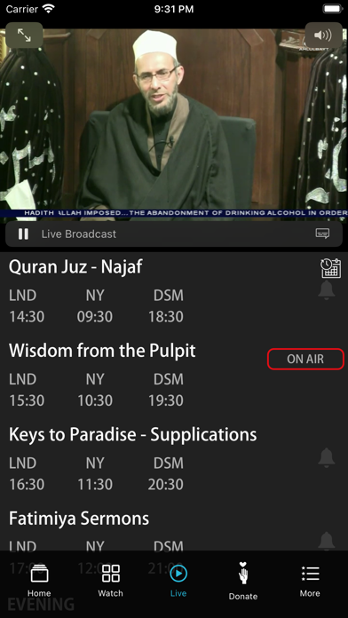Screenshot #1 pour Ahlulbayt TV