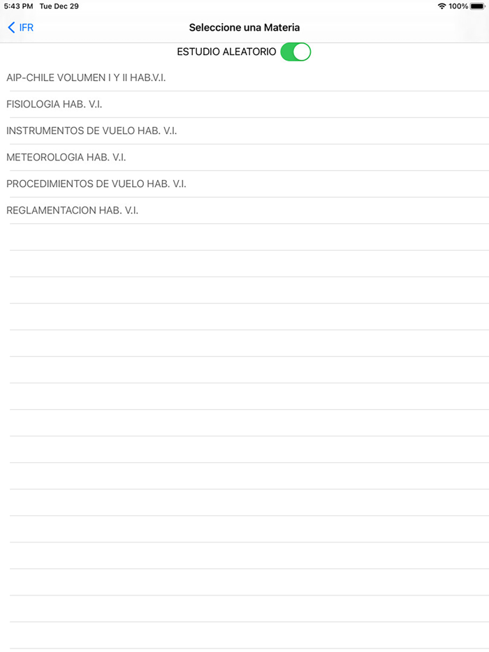 Preparate IFR Examen DGAC CL