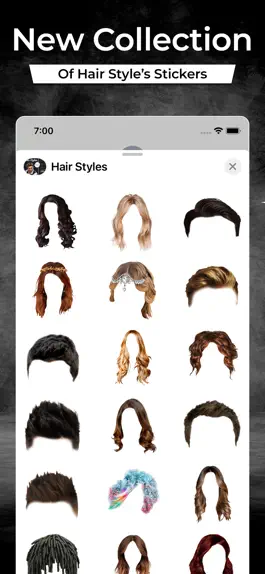 Game screenshot Hairstyle Stickers Emojis hack