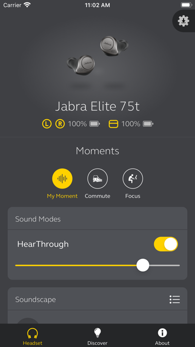 Jabra Sound+ Screenshot