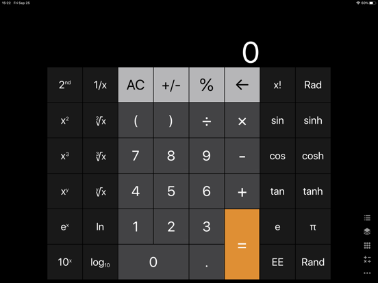 電卓 - 計算機 for iPadのおすすめ画像2