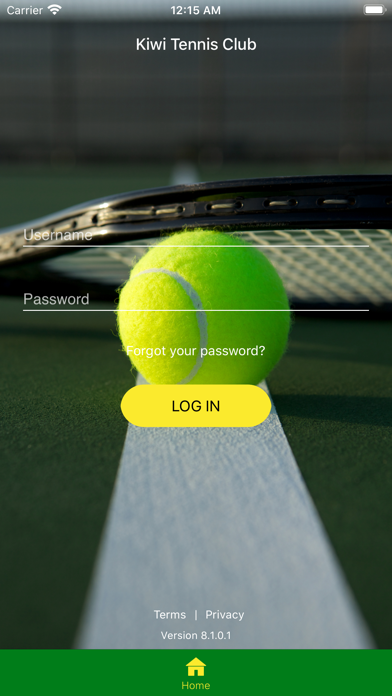 Kiwi Racquet and Fitness Club Screenshot