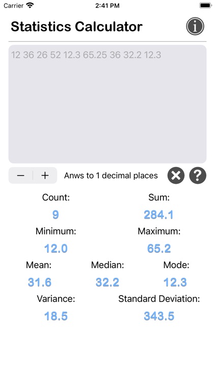 Statistics Calculator Plus screenshot-6