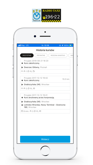 ZTP Taxi Wrocław Screenshot