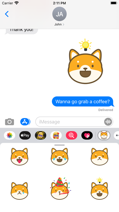 Shibamoji Sticker Pack Classic Screenshot