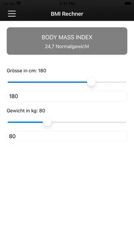 Game screenshot TEA-NET BMI Rechner hack